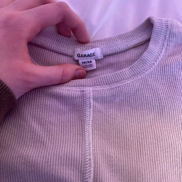 Garage long sleeve crop top - Picture 2 of 2